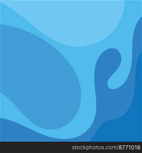 Blue wave Baground Wallpaper vector