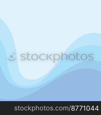 Blue wave Baground Wallpaper vector