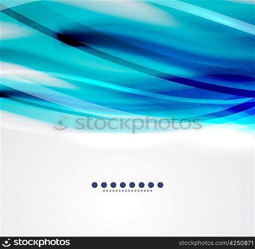 Blue wave business template