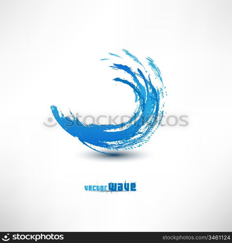 Blue wave sign