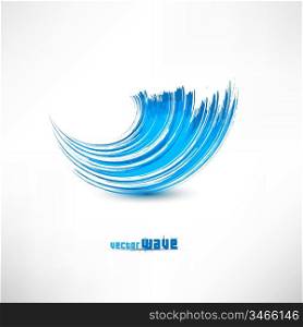 Blue wave sign