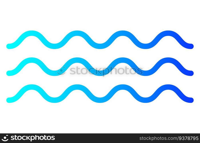 Blue wave thick lines. Vector illustration. EPS 10. stock image.. Blue wave thick lines. Vector illustration. EPS 10.