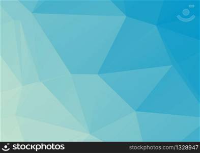 Blue White Light Polygonal Mosaic Background, Vector illustration, Business Design Templates
