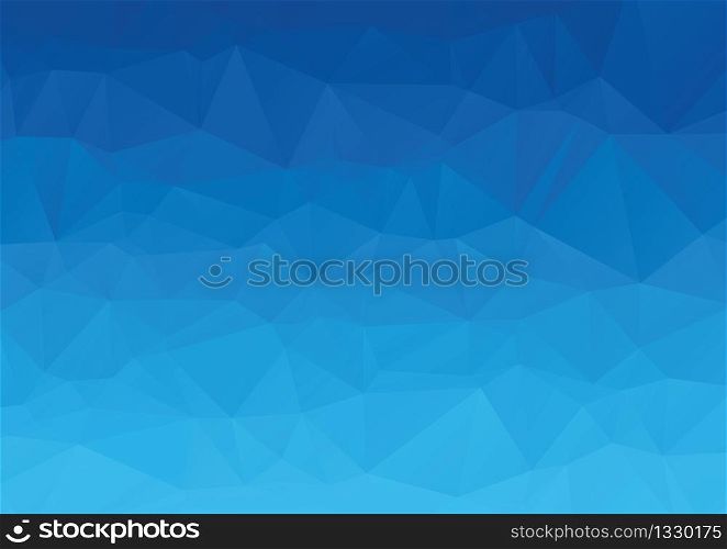 Blue White Light Polygonal Mosaic Background, Vector illustration, Business Design Templates