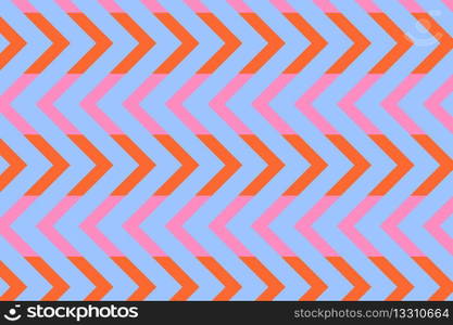 Blue zigzag background, creative pattern design vector