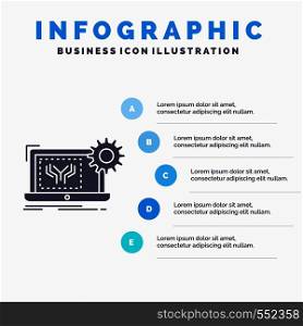 Blueprint, circuit, electronics, engineering, hardware Infographics Template for Website and Presentation. GLyph Gray icon with Blue infographic style vector illustration.. Vector EPS10 Abstract Template background