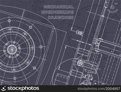 Blueprint, Sketch. Vector engineering illustration. Cover flyer banner background. Blueprint. Vector engineering illustration. Computer aided design systems