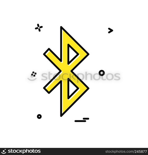 Bluetooth icon design vector
