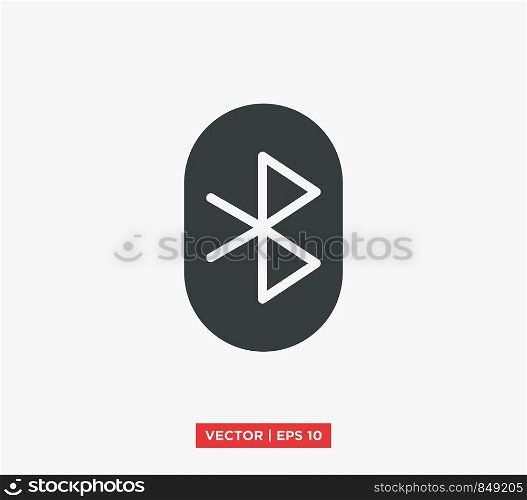 Bluetooth Symbol Icon Vector Illustration