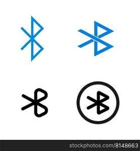 Bluetooth symbol icon vector illustration design