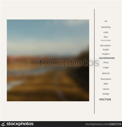 Blur background natural landscape with the river.. Blur background natural landscape with the river