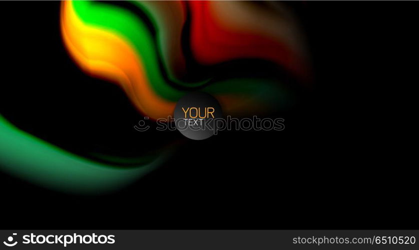 Blur color wave lines abstract background. Blur color wave lines abstract background. Vector illustration for app wallpaper, business presentation or web banner