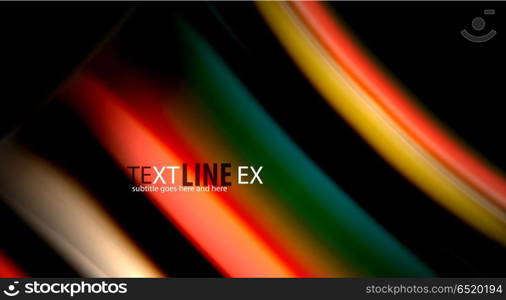 Blur color wave lines abstract background. Blur color wave lines abstract background. Vector illustration for app wallpaper, business presentation or web banner