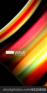 Blur color wave lines abstract background. Blur color wave lines abstract background. Vector illustration for app wallpaper, business presentation or web banner