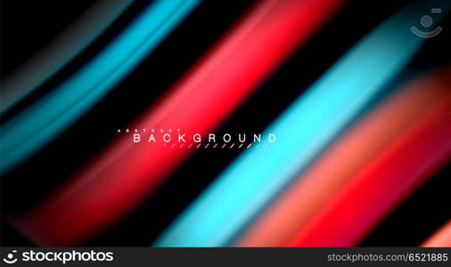 Blur color wave lines abstract background. Blur color wave lines abstract background. Vector illustration for app wallpaper, business presentation or web banner