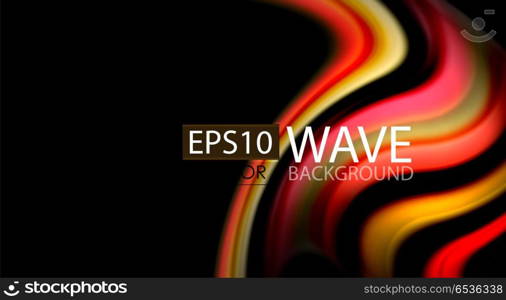 Blur color wave lines abstract background. Blur color wave lines abstract background. Vector illustration for app wallpaper, business presentation or web banner