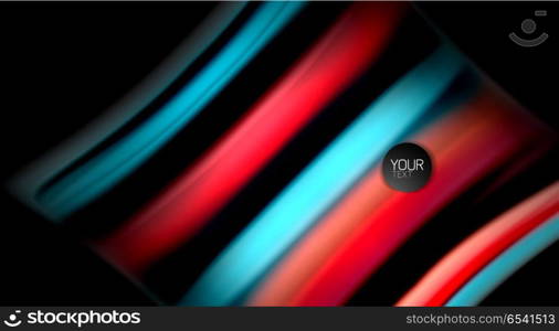 Blur color wave lines abstract background. Blur color wave lines abstract background. Vector illustration for app wallpaper, business presentation or web banner