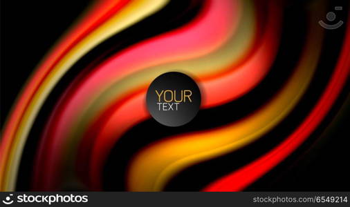 Blur color wave lines abstract background. Blur color wave lines abstract background. Vector illustration for app wallpaper, business presentation or web banner