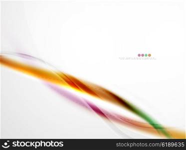 Blur glowing wave corporate business identity template. Blur glowing wave corporate business identity template. Vector concept