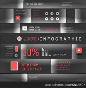 Blur, shadows background, options banner. Vector illustration. can be used for , diagram, number options, step up options, web template, infographics.