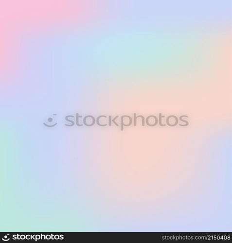 Blurred abstract gradient background for web, presentation, print. Blur image muted color, pink blue pastel light effect holographic, soft blurry business graphic design wallpaper cover modern pattern