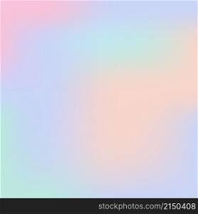 Blurred abstract gradient background for web, presentation, print. Blur image muted color, pink blue pastel light effect holographic, soft blurry business graphic design wallpaper cover modern pattern