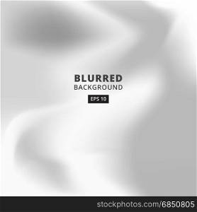 Blurred abstract gradient background for web, presentations and prints. Blur silver image, abstraction in gray color, vector wallpaper