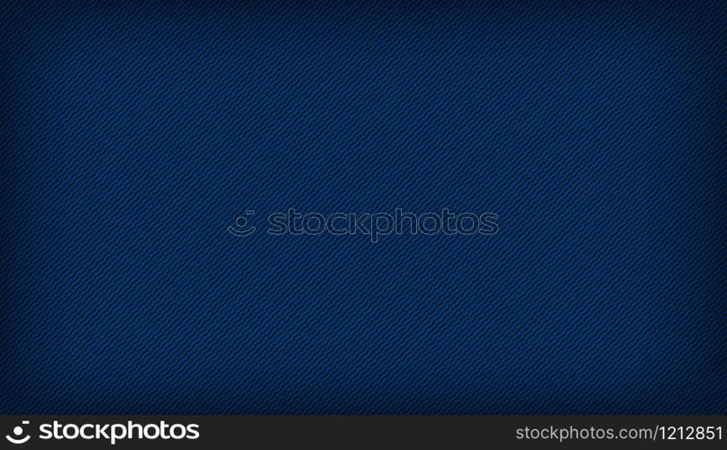 Blurred background. Diagonal Wave pattern. Abstract dark blue gradient design. Line texture background. Wave strips pattern