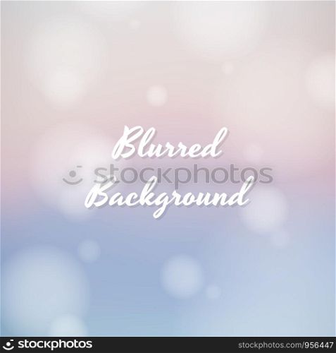 Blurred background pastel color modern style. vector illustration