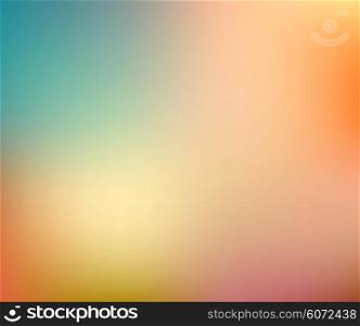 Blurred backgrounds vector. . Vector Blurred backgrounds. Retro summer colors. Smooth banner for design website and brochure