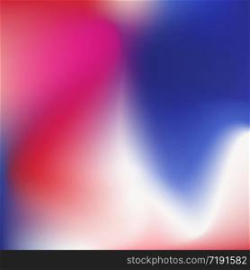 Blurred gradient with colorful blue and red waves for mobile screen
