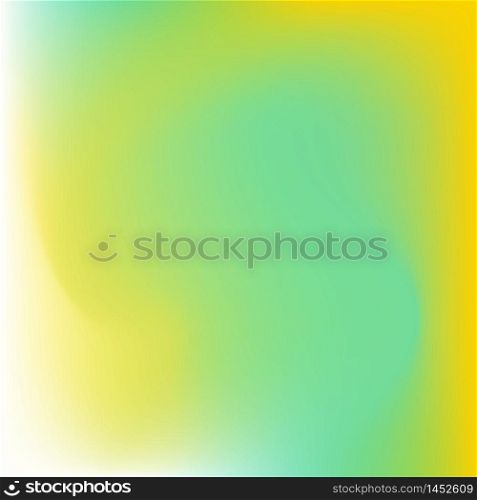 Blurred gradient with colorful yellow and green waves for mobile screen