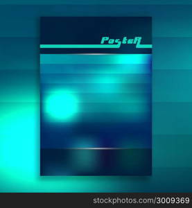 Blurred interior poster template. Blurred interior poster. Modern design for cover, magazine, printing products, flyer, presentation, brochure or wall decor. Vector illustration