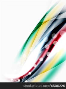 Blurred wave motion, vector background