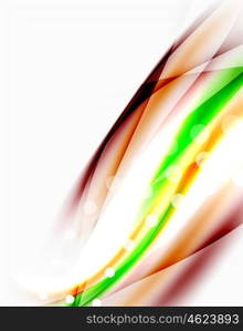 Blurred wave motion, vector background