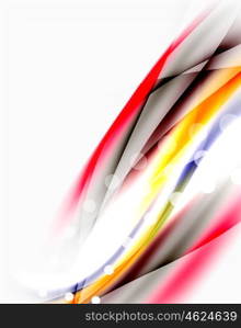Blurred wave motion, vector background