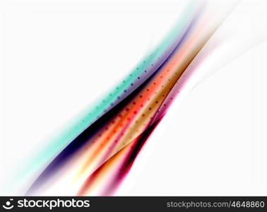 Blurred wave motion, vector background