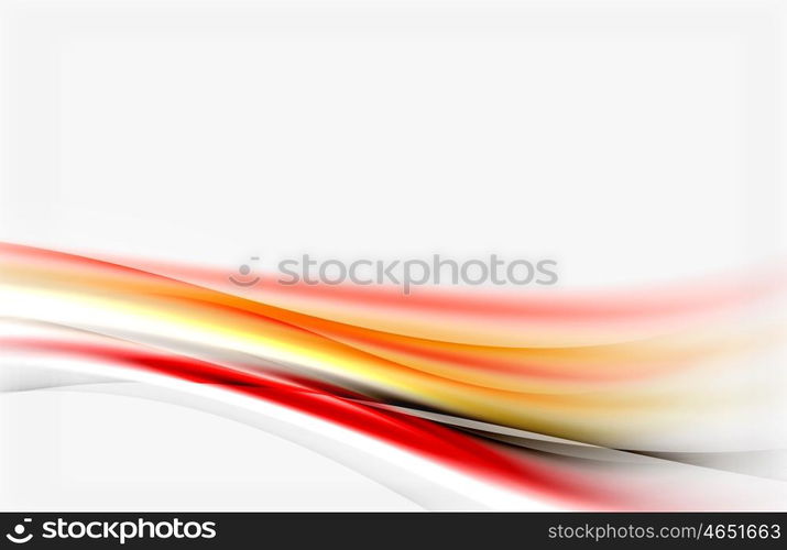 Blurred wave motion, vector background