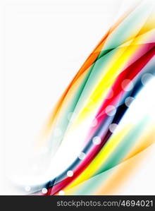 Blurred wave motion, vector background