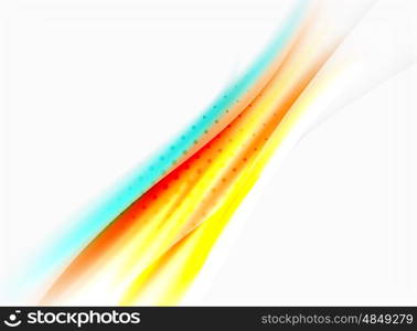 Blurred wave motion, vector background