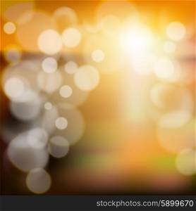 Blurry background with bokeh effect. Abstract vector illustration.. Blurry background with bokeh effect. Abstract vector illustration