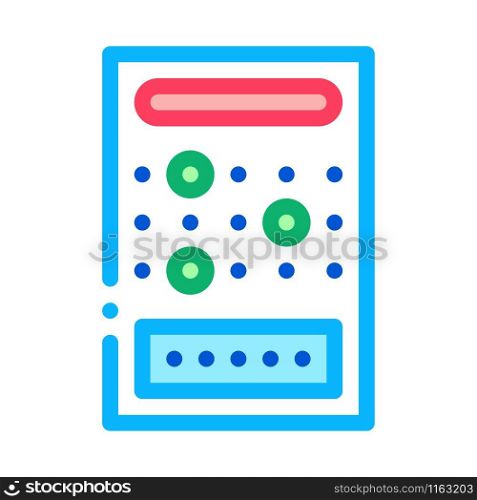 Board Game Icon Vector. Outline Board Game Sign. Isolated Contour Symbol Illustration. Board Game Icon Vector Outline Illustration