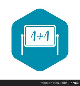 Board icon. Simple illustration of board vector icon for web. Board icon, simple style