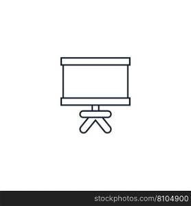 Board stand creative icon from stationery icons Vector Image