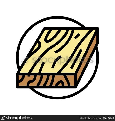 board wooden floor color icon vector. board wooden floor sign. isolated symbol illustration. board wooden floor color icon vector illustration