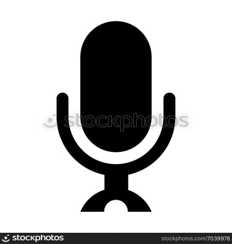 Boardcasting audio microphone, icon on isolated background