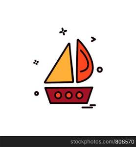 Boat icon design vector