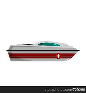 Boat icon. Flat illustration of boat vector icon for web. Boat icon, flat style