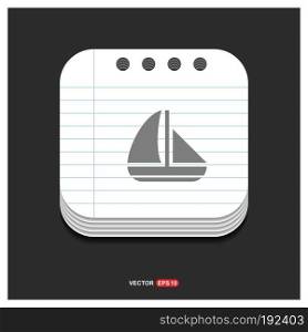 Boat Icon - Free vector icon