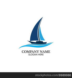 boat logo template,ship icon design,illustration element vector